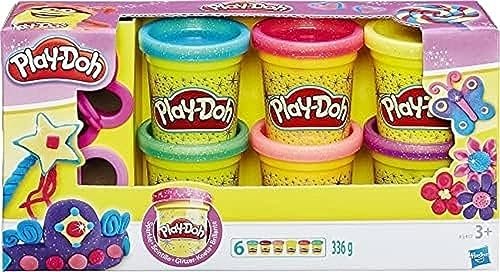 ¡No te pierdas el increíble descuento en el pack de 6 botes brillantes de Play Doh!