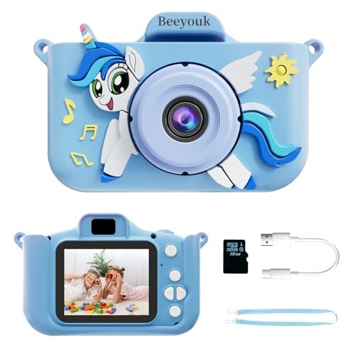 ¡Captura mágicos momentos con la cámara de fotos infantil de diseño unicornio!