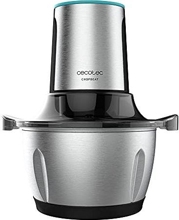 Ahorra un 50% en la picadora de carne eléctrica Cecotec de 600W con cuchillas de Titanio