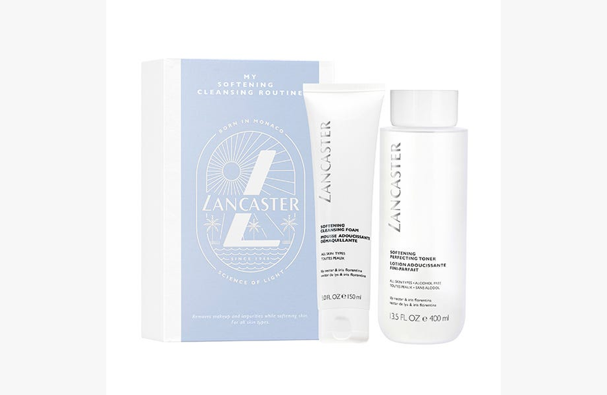 ¡Ahorra un 73% en el dúo Lancaster Softening Cleansing y disfruta de una limpieza facial impecable!