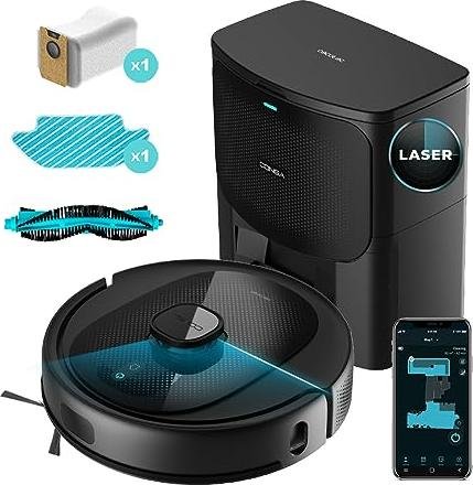 ¡Aprovecha el precio mínimo del robot Conga 749 Immortal Home con base de autovaciado, succión potente de hasta 2600Pa y 120min sin parar!