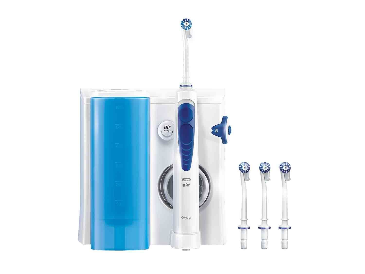¡Ahorra un 50% en el increíble irrigador OralB Oxyjet con 4 cabezales!