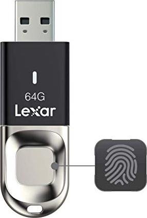 ¡Almacena tus datos de forma segura y al mejor precio con esta memoria USB Lexar JumpDrive de 64GB con huella dactilar!