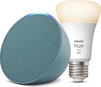 ¡Ahorra ahora en el pack Echo Pop con Philips Hue E27 White!