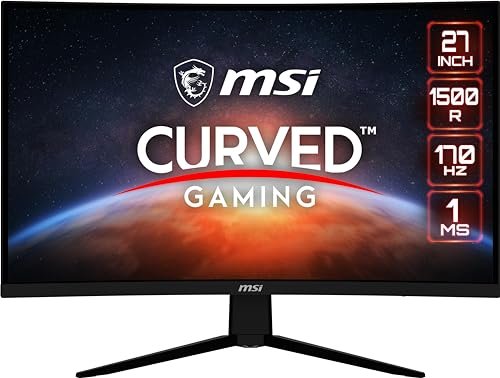 ¡Aprovecha esta increíble oferta en el monitor curvo gaming MSI de 27 WQHD con Panel VA y HDR Ready!