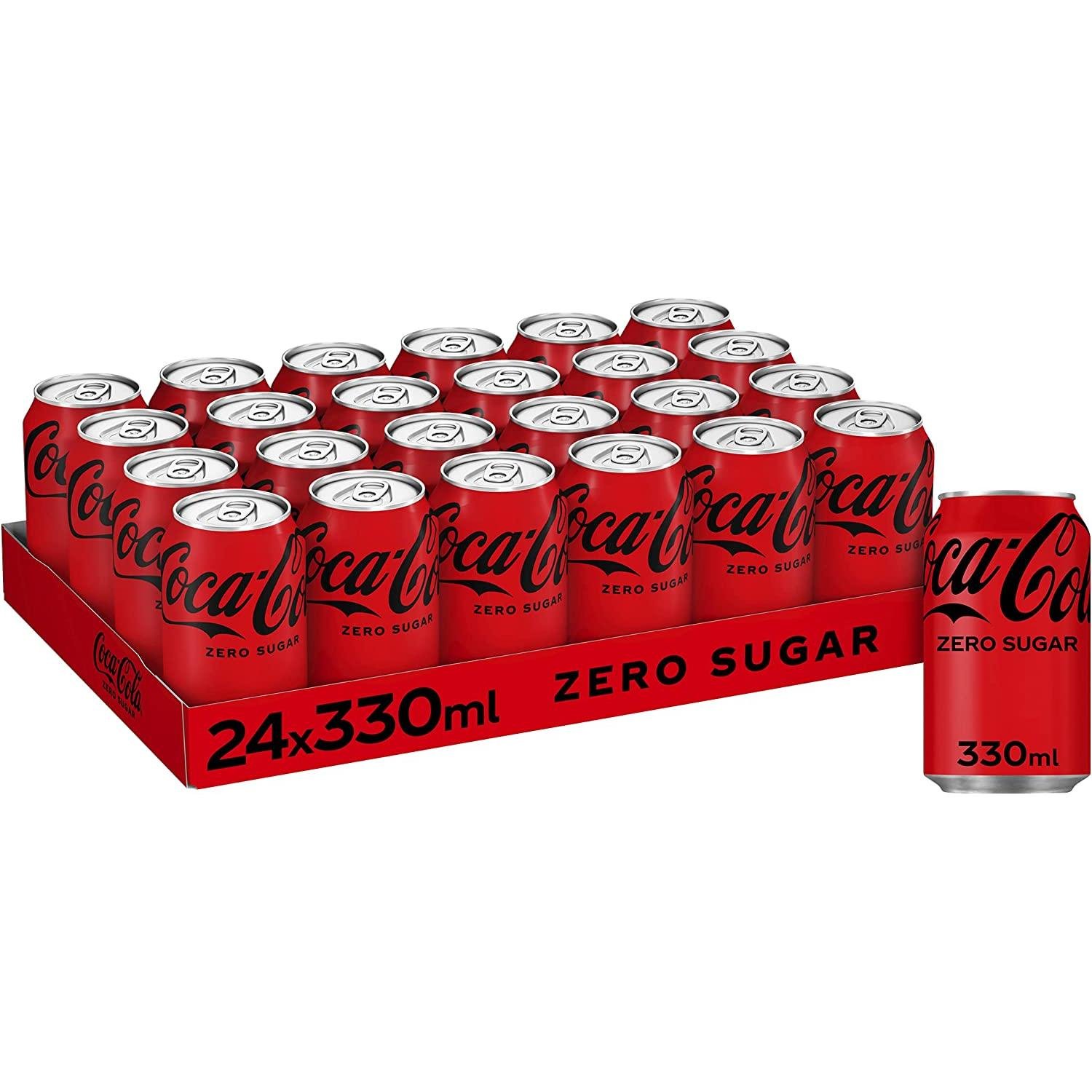 Aprovecha tu primera compra con un descuento extra en el pack de 24 latas de Coca Cola Zero