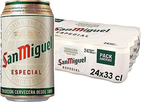 ¡Aprovecha la oferta exclusiva! Ahorra con el paquete de 24 latas de cerveza San Miguel Especial con envío Prime incluido