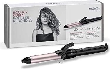 ¡Consigue un cabello perfecto con el rizador Babyliss de 25mm y 10 niveles de temperatura!