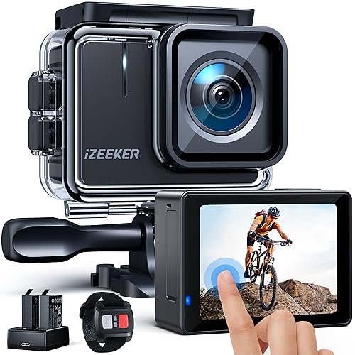 ¡Captura tus aventuras al máximo con la cámara deportiva Izeeker 4K de 20mp y su completo kit de accesorios! ¡No te quedes sin la oferta única!