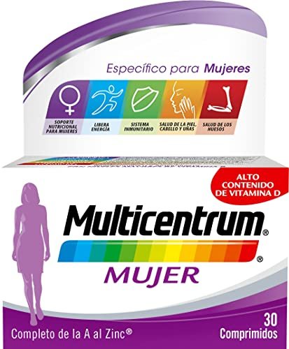 ¡Potencia tu salud y bienestar con el complemento Multicentrum especial mujer!