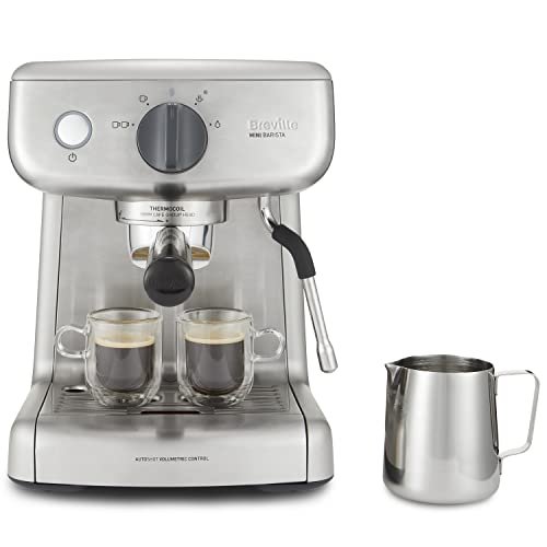 No te resistas a la tentación de la cafetera Breville Mini Barista: ¡disfruta de café perfecto y espuma de leche de nivel barista!
