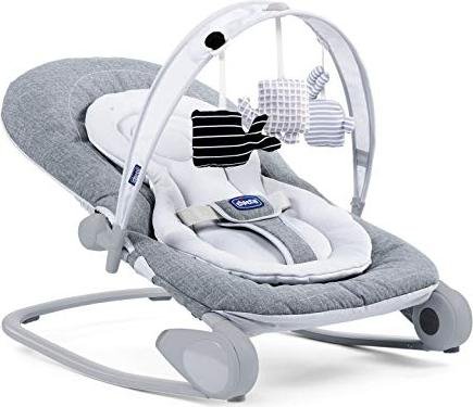 ¡Aprovecha la oportunidad de adquirir la exclusiva hamaca para bebé Chicco Hooplá con función balancín y arco de juegos a precio especial!