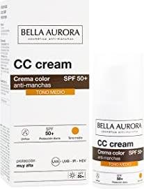 ¡Luce una piel perfecta y sin manchas con la mejor oferta en CC Cream Bella Aurora SPF50+!