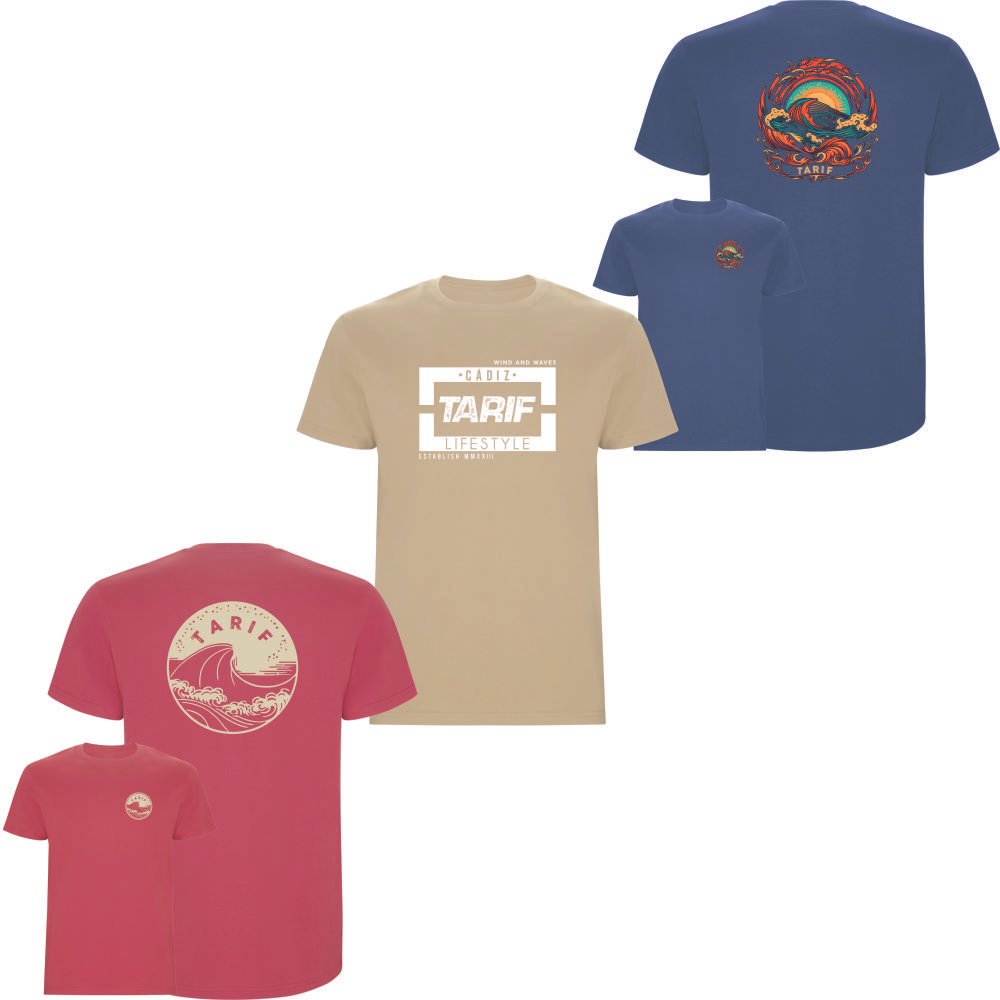 Aprovecha la Oferta Flash del Pack 3 Camisetas Tarif Surf para Hombre ¡No te lo puedes perder!