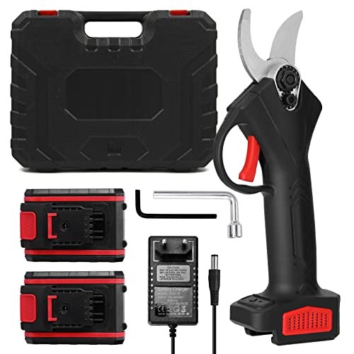 ¡Ahorra y potencia tus tareas de jardinería con estas tijeras de podar eléctricas Hancaner de 21V!