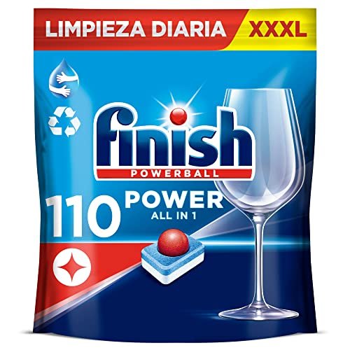 ¡Aprovecha el Precio Prime y ahorra con el pack de 110 pastillas Finish Powerball para lavavajillas!