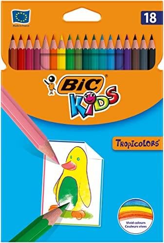 ¡Ahorra al máximo con este estuche de 18 lápices de colores BIC Kids!