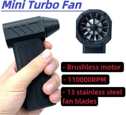 ¡Ahorra en grande con el mini ventilador silencioso de 110000rpm!
