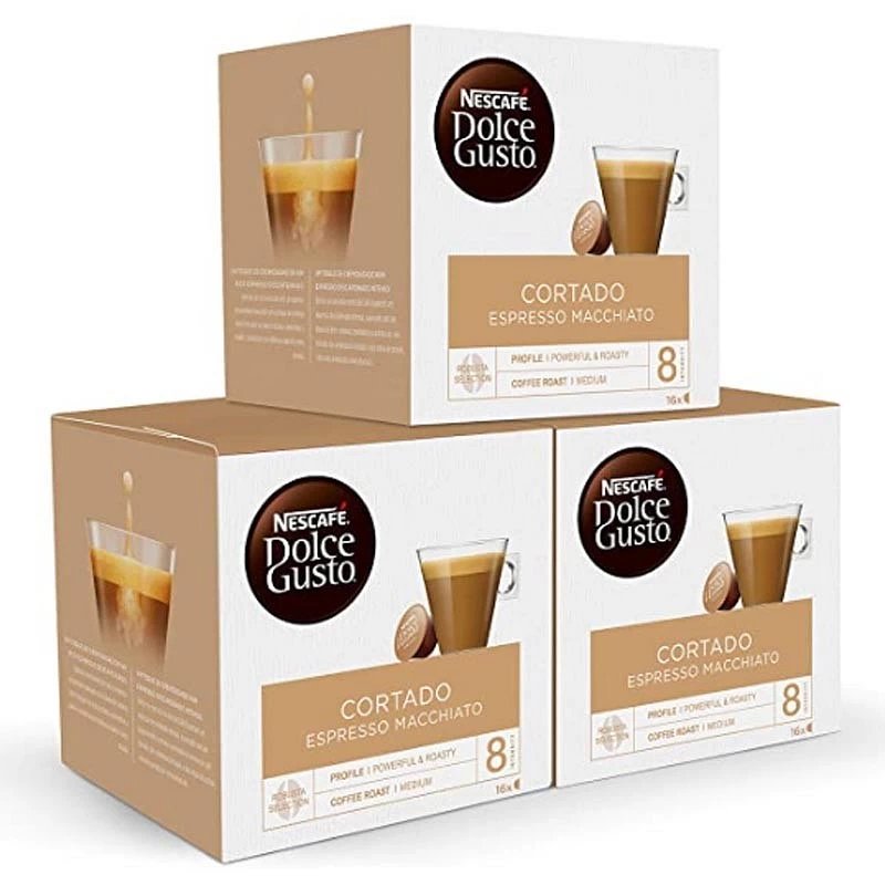 ¡Compra hoy el pack de 48 cápsulas de café cortado Dolce Gusto a precio de locura!