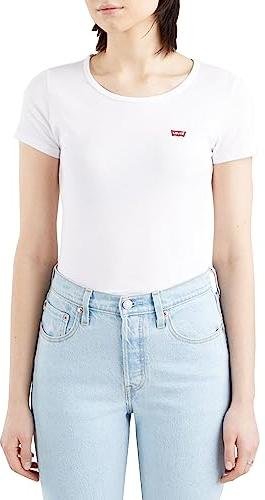 ¡Ahorra y luce a la moda con este pack de 2 camisetas básicas Levi’s para mujer!