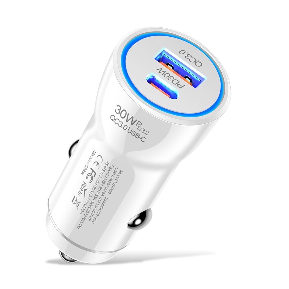 ¡Aprovecha el Mega Descuento de Hoy en el Cargador de Coche USB QC3.0!