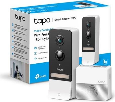 ¡No te pierdas el increíble precio Prime de este timbre con cámara de Tapo! ¡Captura imágenes con detección IA y visión nocturna a color!