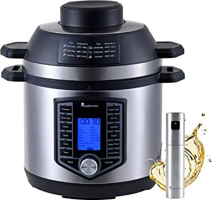 ¡Ahorra con esta increíble oferta en una olla a presión inteligente de 6L con 44 modos de uso y función air fryer!