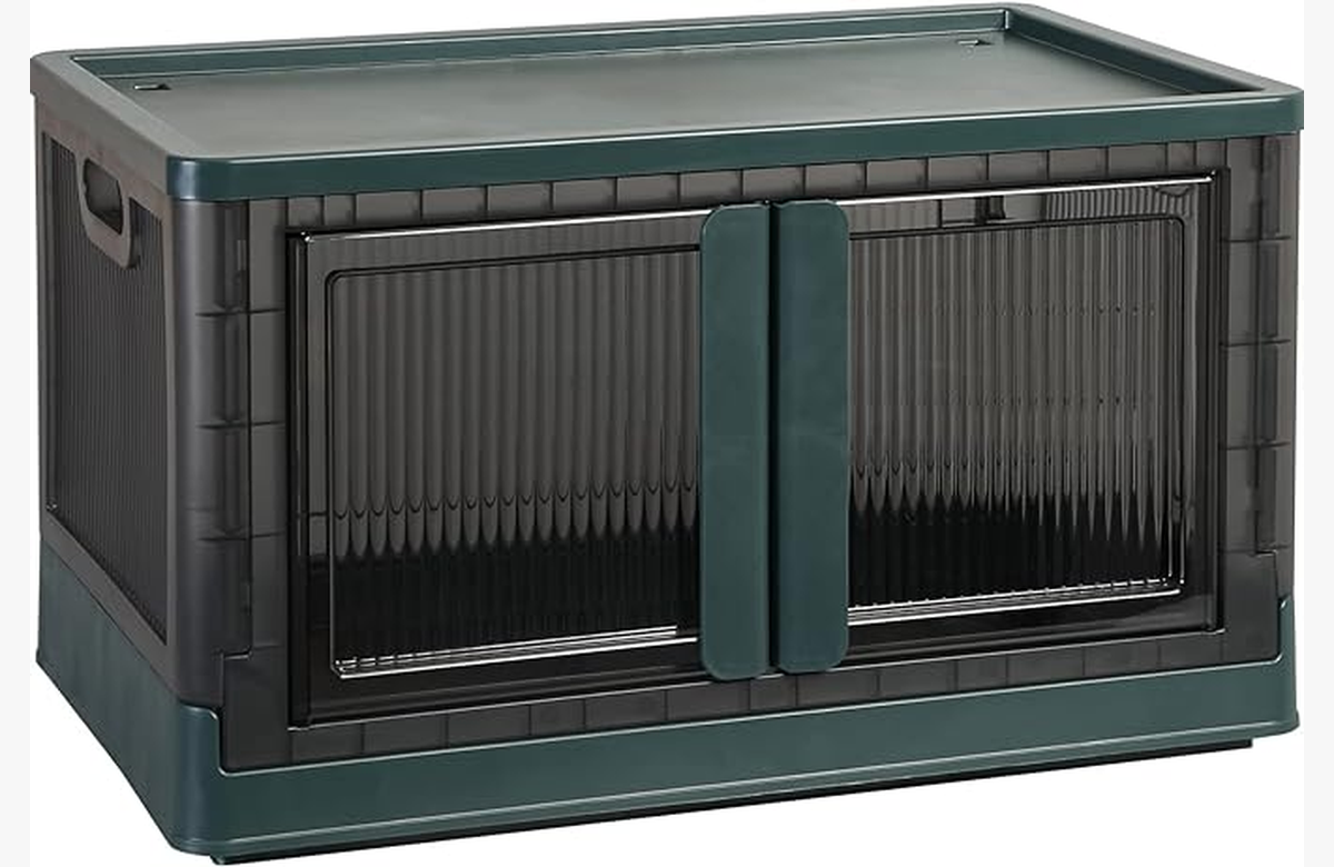 ¡Organiza tu espacio con las cajas HAIXIN! Ahorra y optimiza con nuestras apilables de 72L.