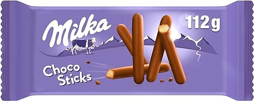 ¡Delicia al alcance de tu boca! Descubre los irresistibles Milka Choco Sticks y déjate seducir por su auténtico chocolate con leche de los Alpes. ¡Saborea la perfección en cada bocado!