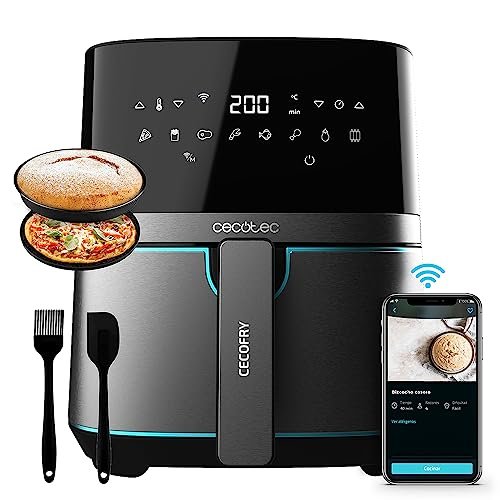 Ahorra tiempo y dinero con la potente freidora de aire Cecotec de 5,5L y 1700W