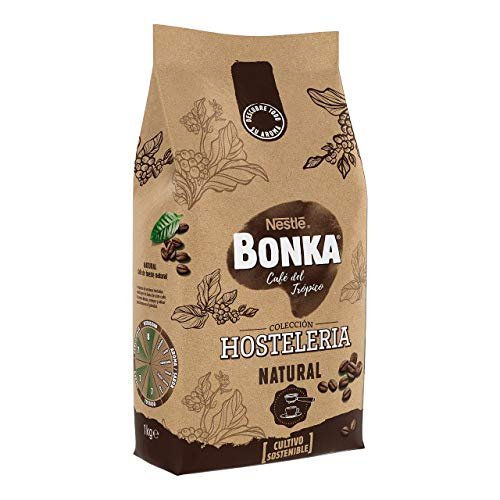 ¡Café gourmet rebajado! Bonka ofrece su formato de 1Kg de café en grano natural con descuento. ¡No te lo pierdas!