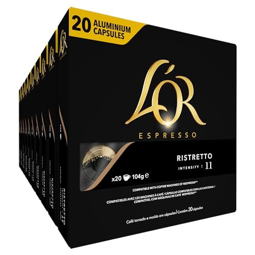 ¡Ahorra al máximo con el mega pack de 200 cápsulas de aluminio, del increíble café L’OR Espresso Ristretto!