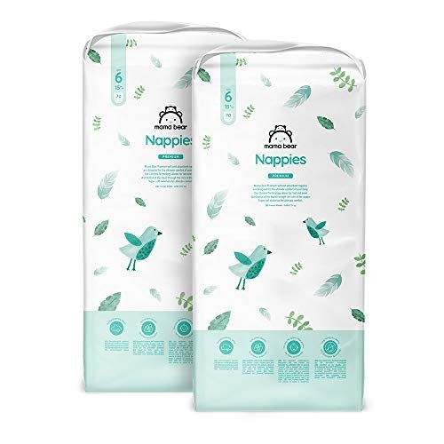 ¡Ahorra hasta un 50% en el pack de 140 pañales Mama Bear Premium talla 6!