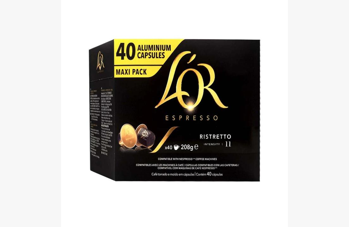 ¡Ahorra y disfruta del café L’Or Ristretto con este increíble maxi pack de 40 cápsulas!