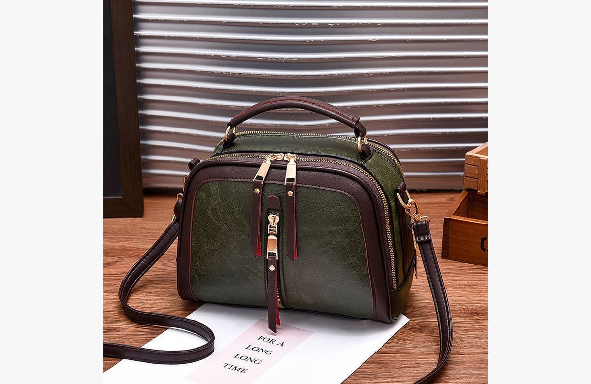 Llévate el elegante bolso cruzado de cuero PU a un precio irresistible, ¡solo por hoy!