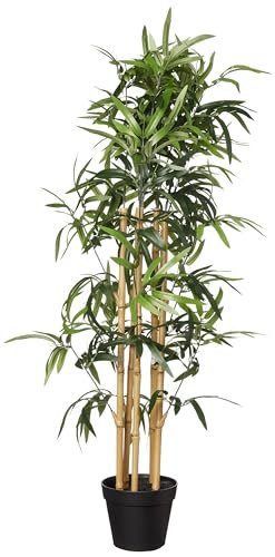 ¡Decora tu hogar con estilo y ahorra! Planta artificial de Bambú de 100cm a un precio irresistible