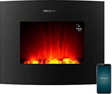 ¡Aprovecha la oferta! Chimenea eléctrica Cecotec Curved Connected 2000W con Wifi y 26 ahora a precio reducido.