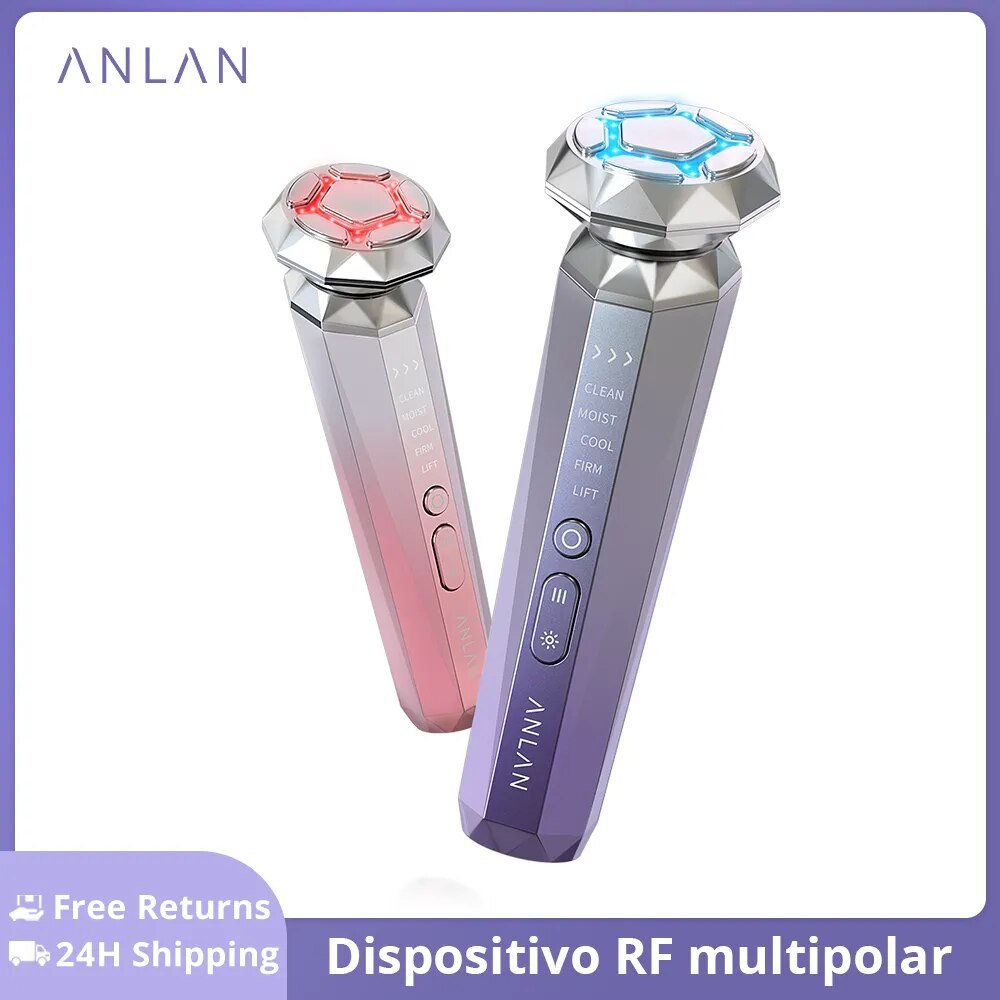 ¡Ahorra Hasta un 50% al Comprar tu Masajeador Facial de Radiofrecuencia con LED Multipolar!