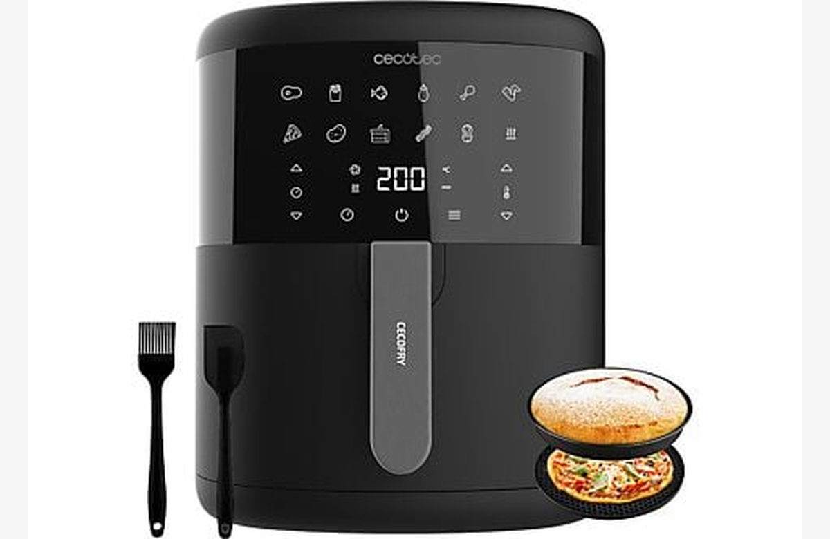 ¡Ahorra tiempo y disfruta de comidas más saludables con la Freidora de aire Cecotec Cecofry Bombastic!