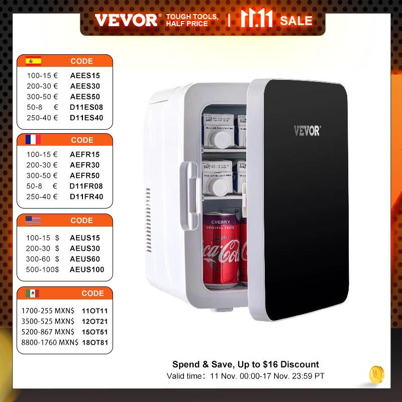 ¡Ahorra al máximo con este irresistible precio en la mini nevera Vevor de 10L!