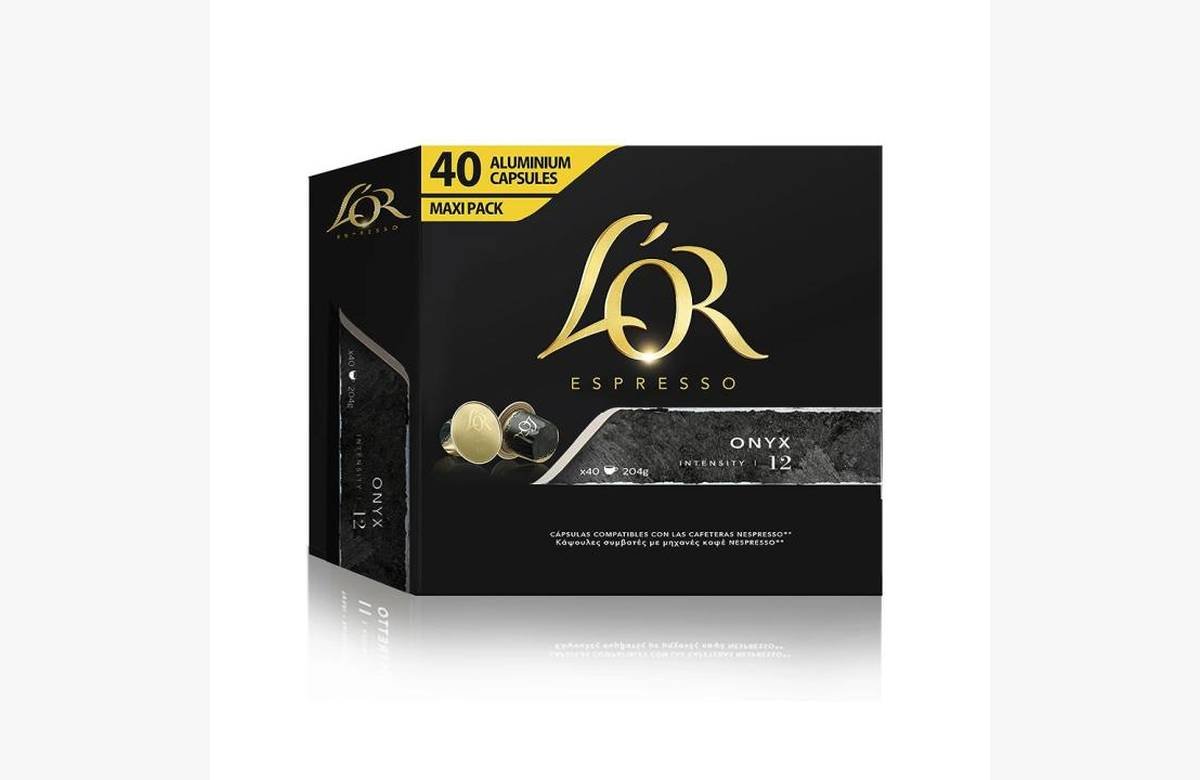 ¡40 cápsulas de Onyx L’OR para Nespresso al mejor precio total!