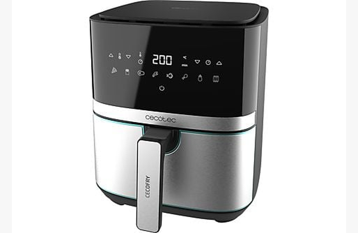 ¡Convierte tus comidas en una delicia sin grasa con la freidora de aire Cecotec Cecofry Full Inox Pro de 5,5L y 1700W!