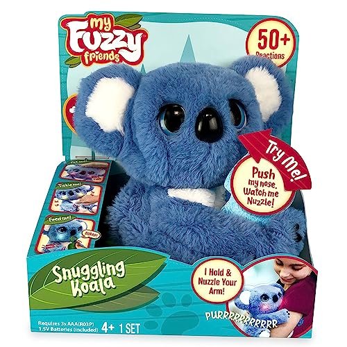 ¡Aprovecha el nuevo descuento para el adorable peluche interactivo My Fuzzy Koala y disfruta de más de 50 reacciones y un biberón incluido!