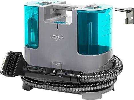 ¡Consigue una limpieza impecable con el aspirador de tapicerías Cecotec! ¡Ahorra tiempo y esfuerzo con su pulverizador de agua y doble depósito! ¡No te lo pierdas!