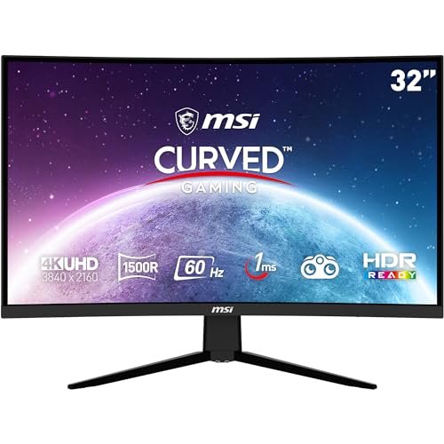 ¡Aprovecha ahora la oferta exclusiva en el monitor curvo gaming MSI de 31,5“ UHD 4K en Panel VA con curvatura 1500R!