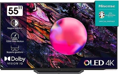 ¡Aprovecha ahora la increíble promoción del televisor Hisense OLED 4K de 55 con Infinite Black, 120Hz VRR y Dolby Vision IQ Imax!