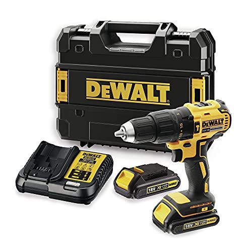 ¡Potencia sin límites! Aprovecha la oferta del taladro percutor Dewalt inalámbrico con maletín y 2 baterías incluidas. ¡No te quedes sin el tuyo!