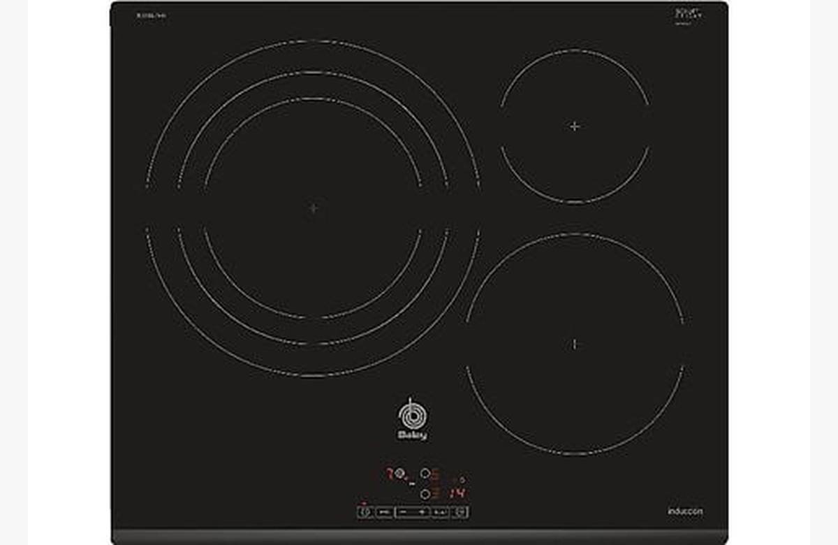 Ahorra hasta un 30% en la Placa de inducción Balay con 3 zonas de fuego