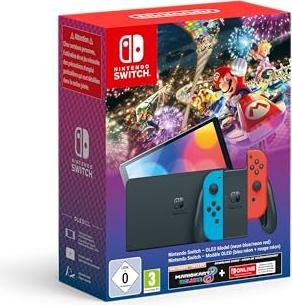 ¡Aprovecha el increíble descuento en la consola Nintendo Switch OLED con Mario Kart 8 y 3 meses de NSO!