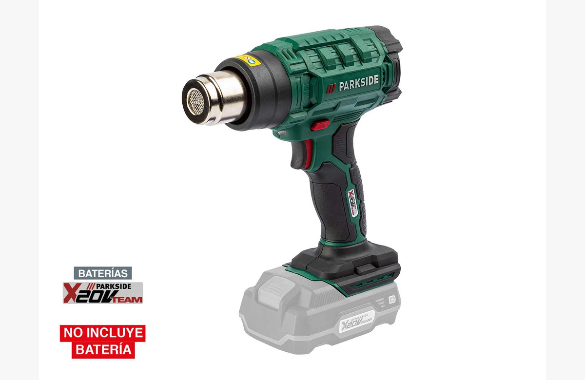 ¡Ahorra ya en tu pistola de aire caliente recargable 20V Parkside!